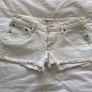 White denim shorts - Roxy